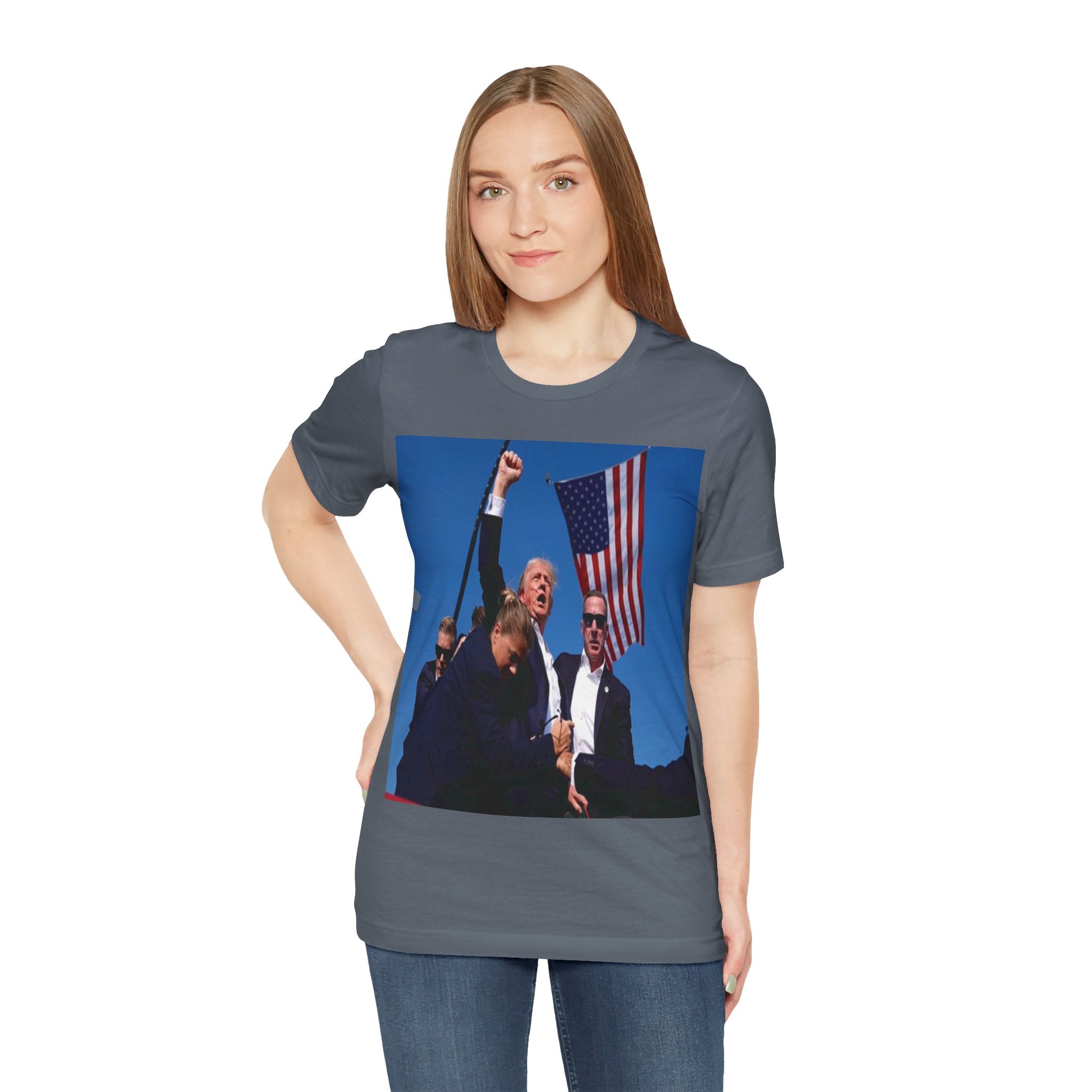 Unleash the Patriot in You: Trump 2024 Rally Tee - Image 240