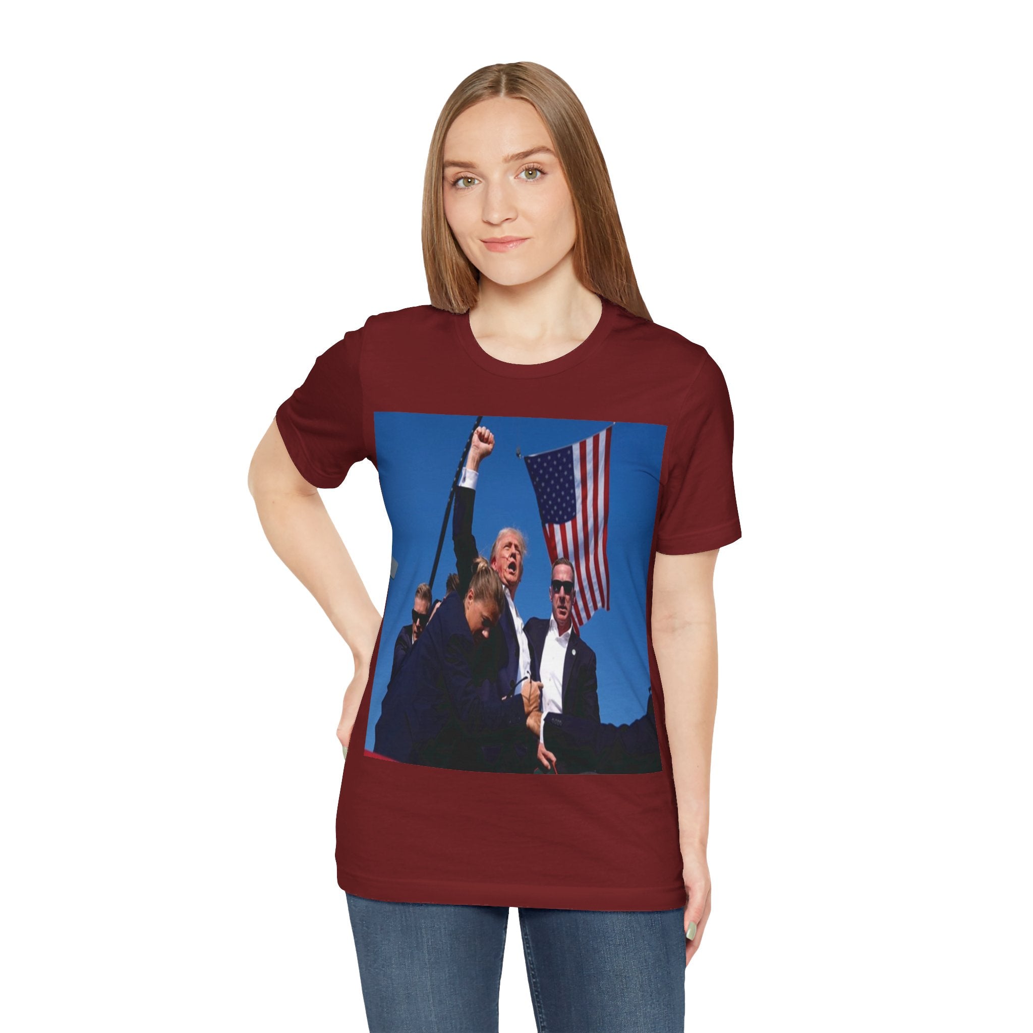 Unleash the Patriot in You: Trump 2024 Rally Tee - Image 93