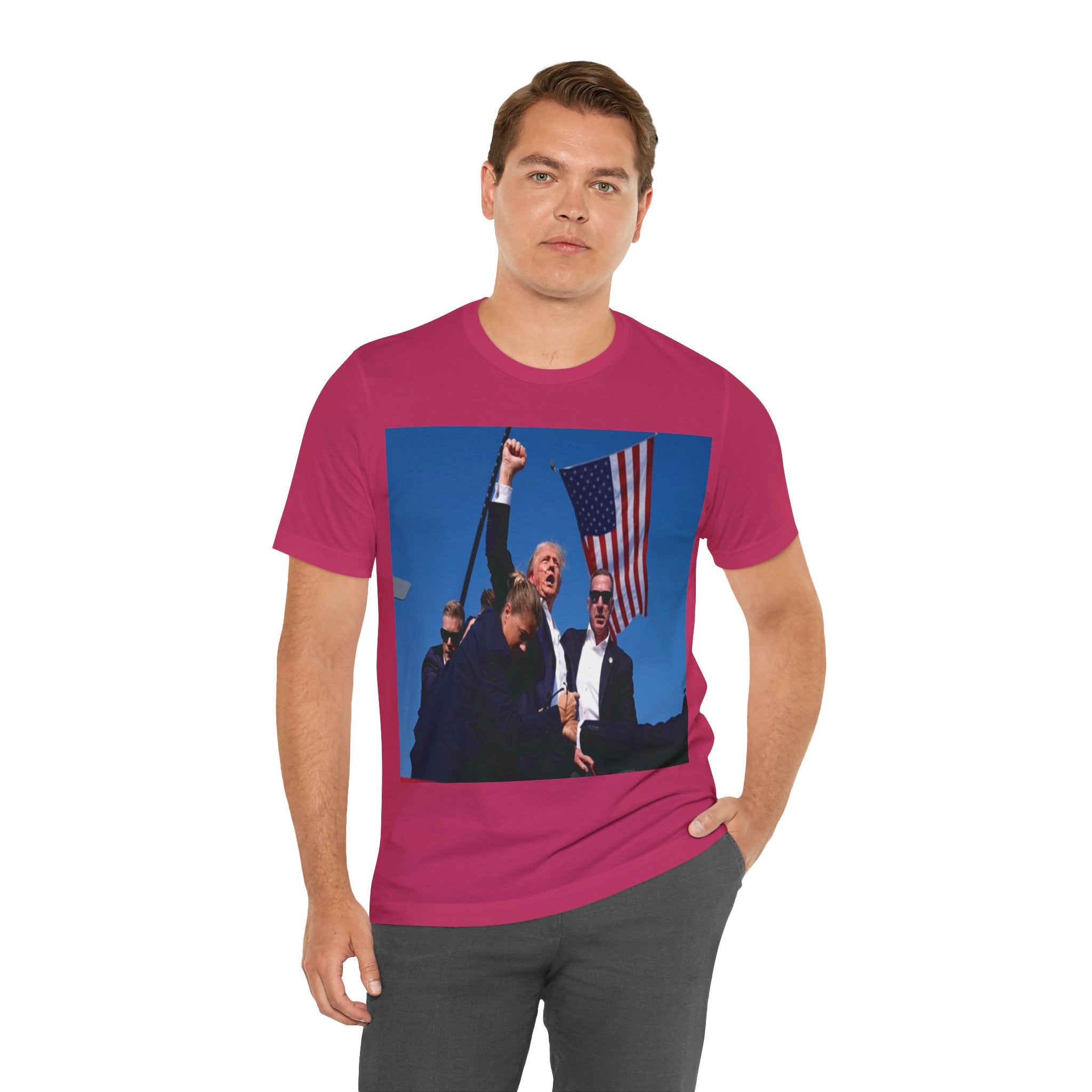 Unleash the Patriot in You: Trump 2024 Rally Tee - Image 73