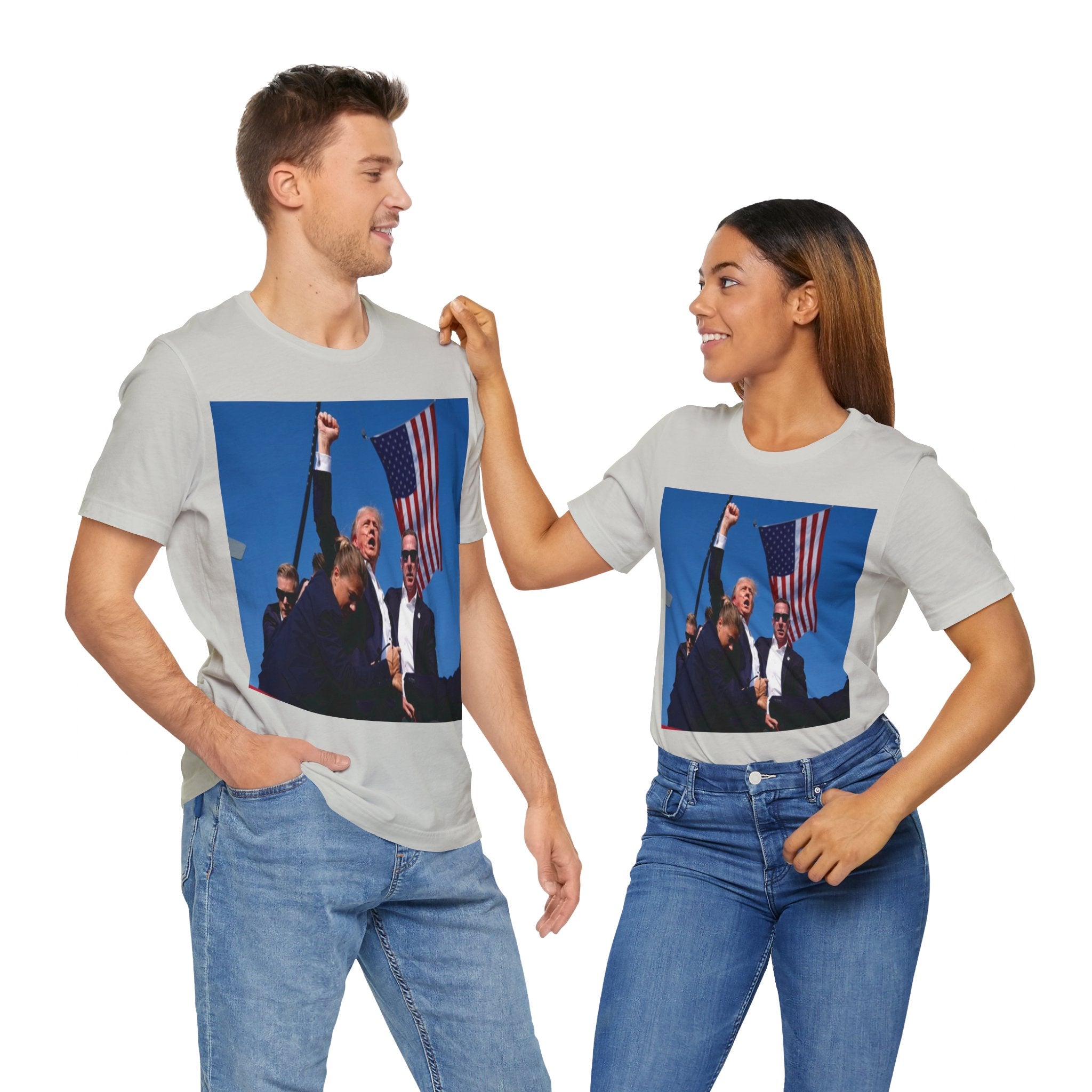 Unleash the Patriot in You: Trump 2024 Rally Tee - Image 205