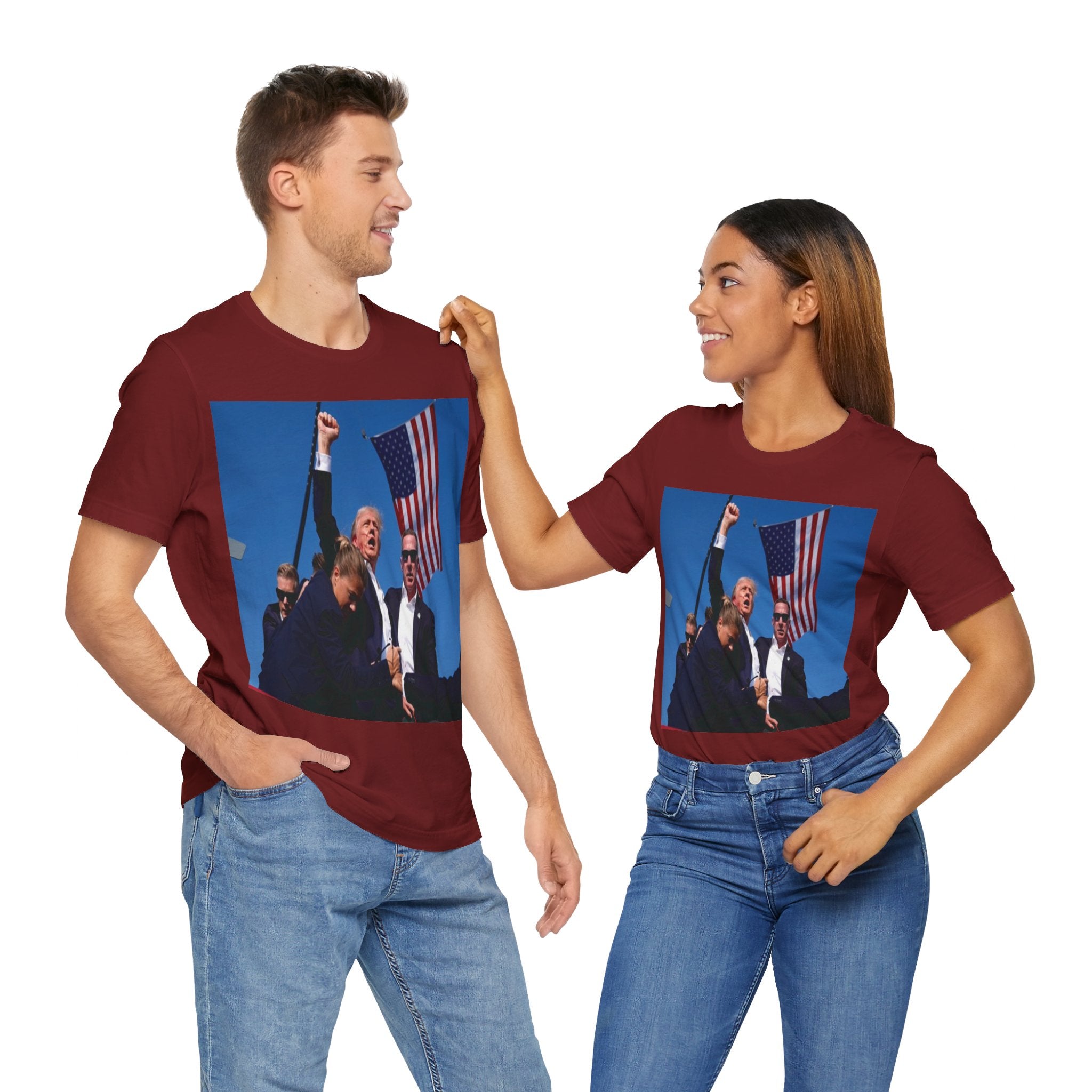 Unleash the Patriot in You: Trump 2024 Rally Tee - Image 100