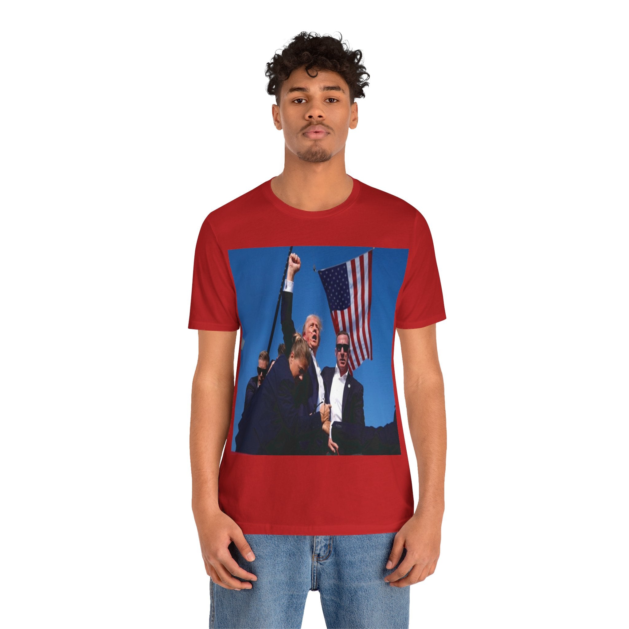 Unleash the Patriot in You: Trump 2024 Rally Tee - Image 176