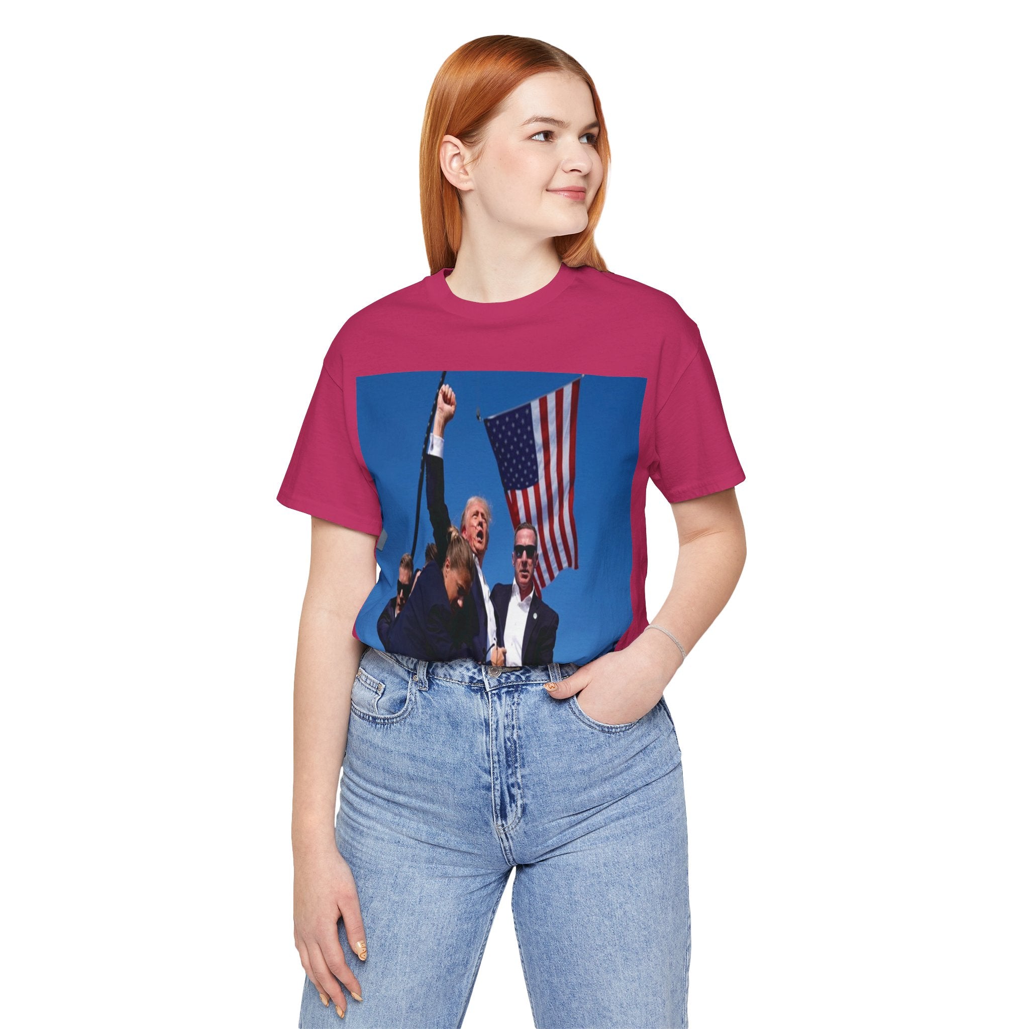 Unleash the Patriot in You: Trump 2024 Rally Tee - Image 77
