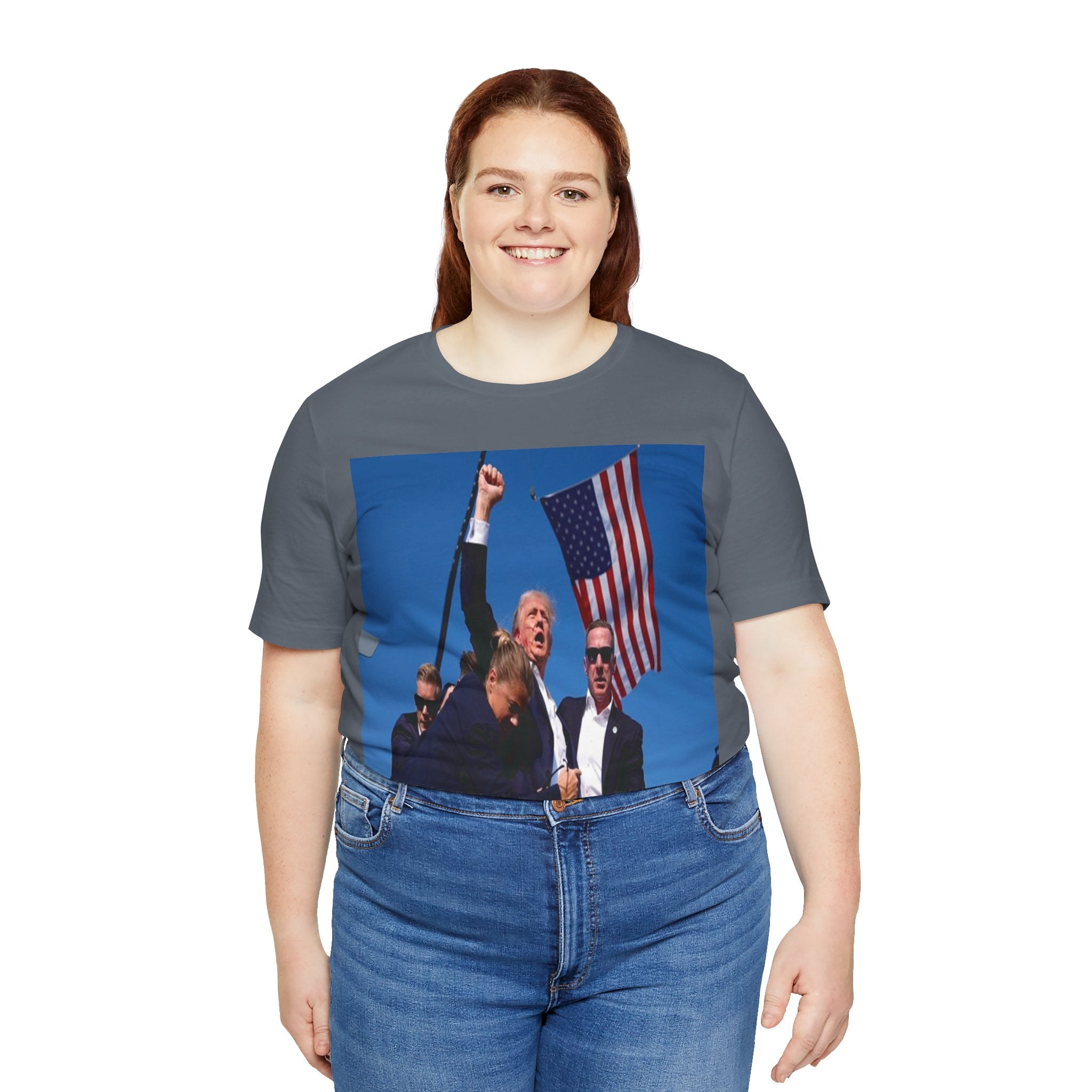 Unleash the Patriot in You: Trump 2024 Rally Tee - Image 242