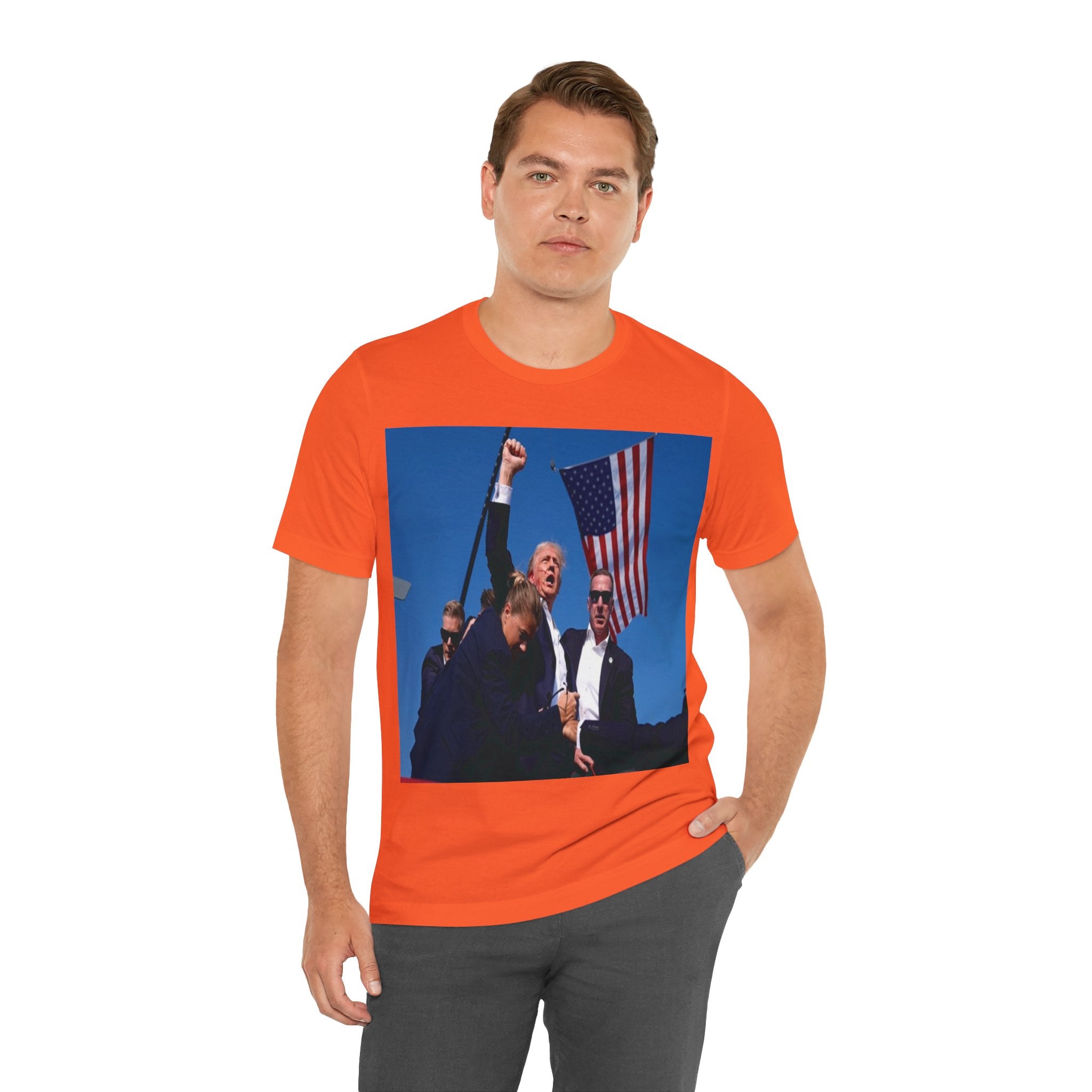 Unleash the Patriot in You: Trump 2024 Rally Tee - Image 136