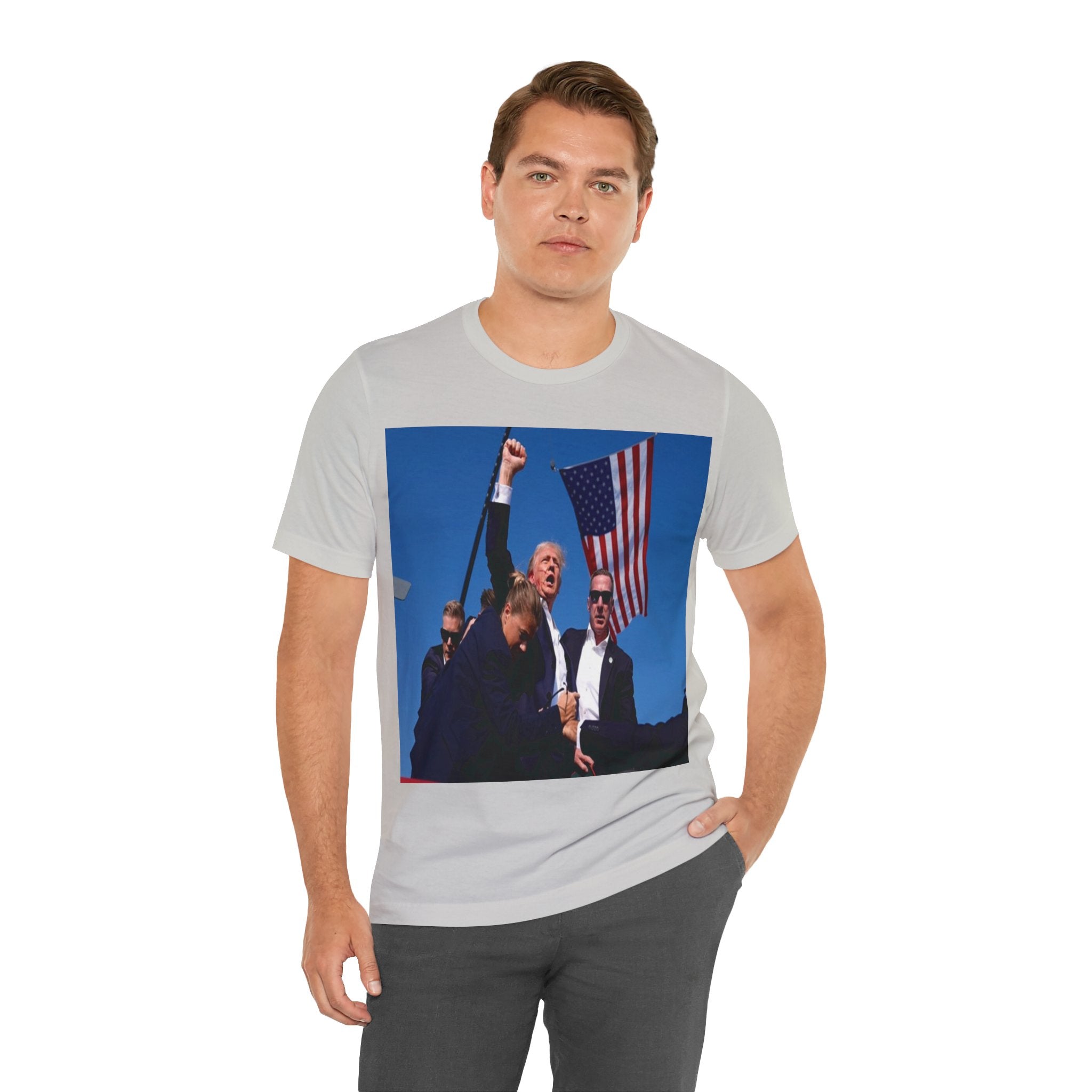 Unleash the Patriot in You: Trump 2024 Rally Tee - Image 199