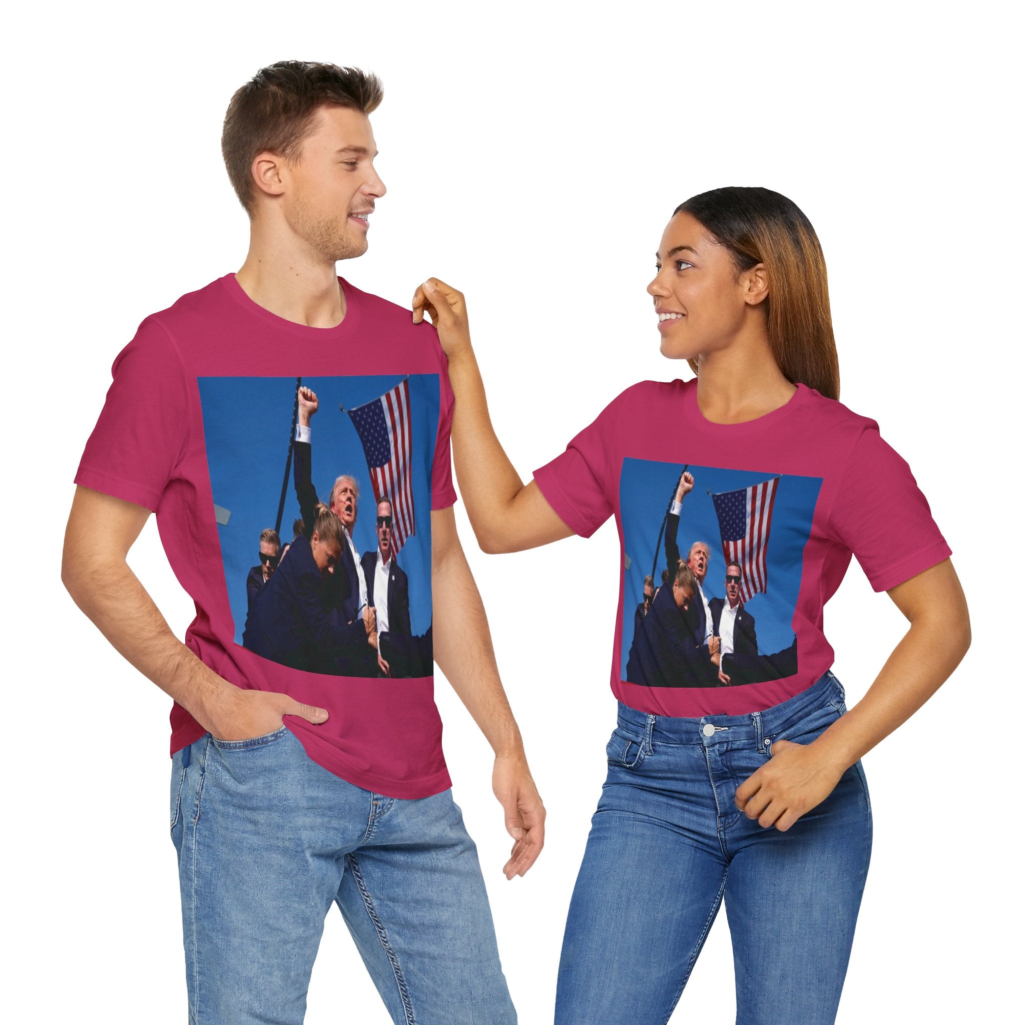 Unleash the Patriot in You: Trump 2024 Rally Tee - Image 79