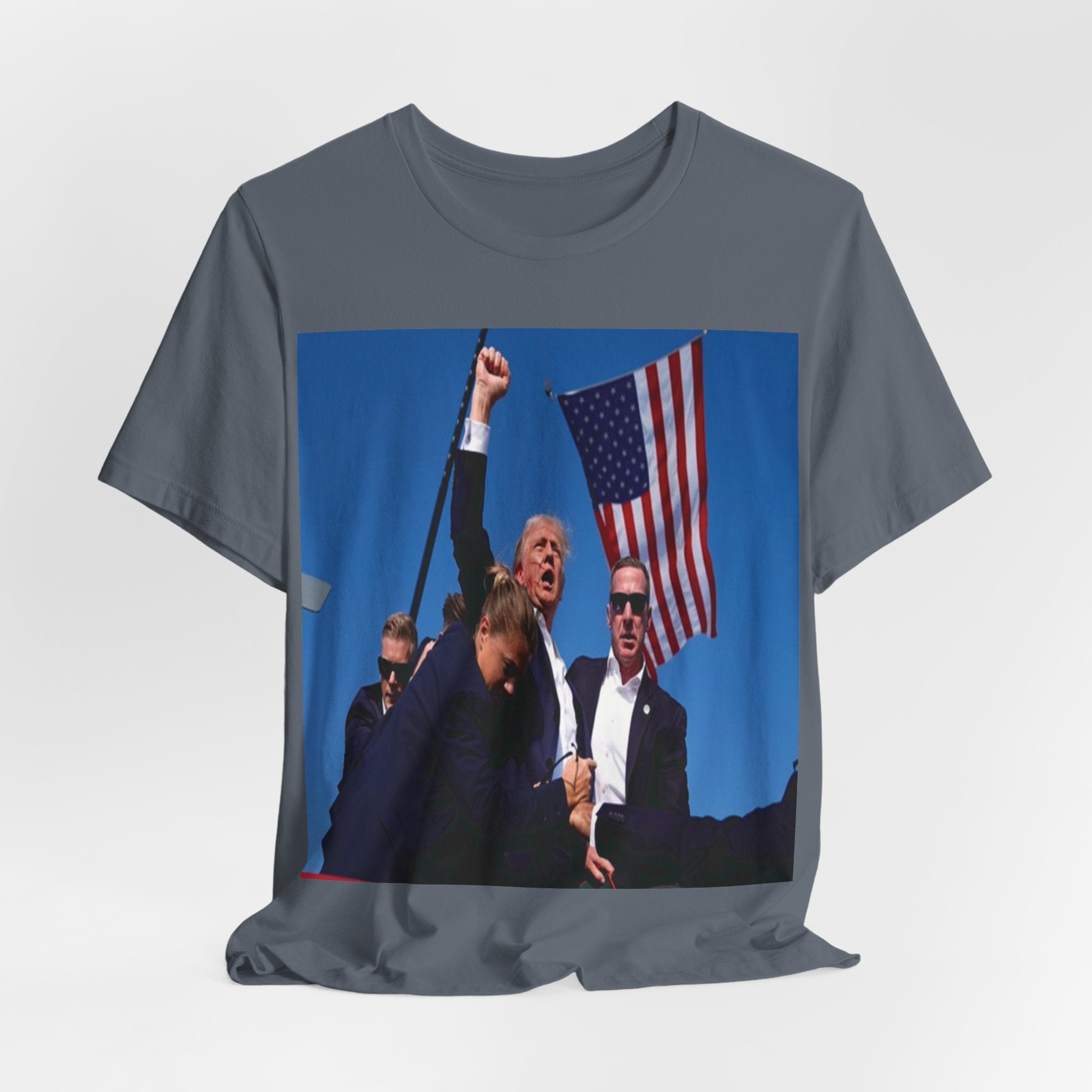 Unleash the Patriot in You: Trump 2024 Rally Tee - Image 233