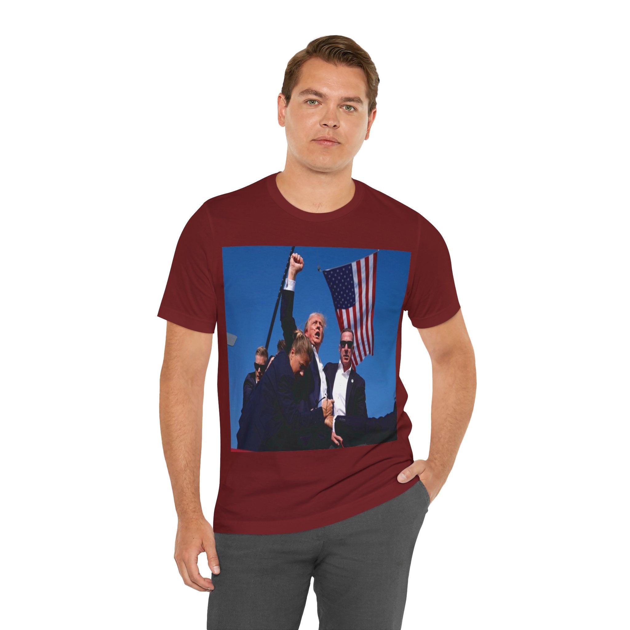 Unleash the Patriot in You: Trump 2024 Rally Tee - Image 94