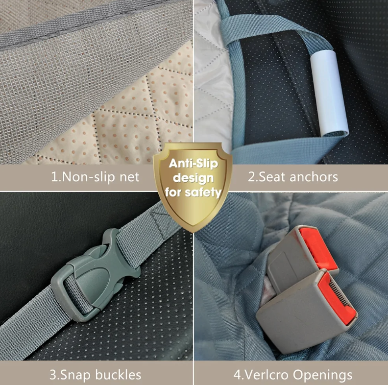 Waterproof & Easy-to-Clean Dog Car Seat Cover - Image 4