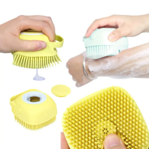 Adorable Dog Bath Brush: Effortless Grooming & Spa-Like Experience for Your Furry Friend!