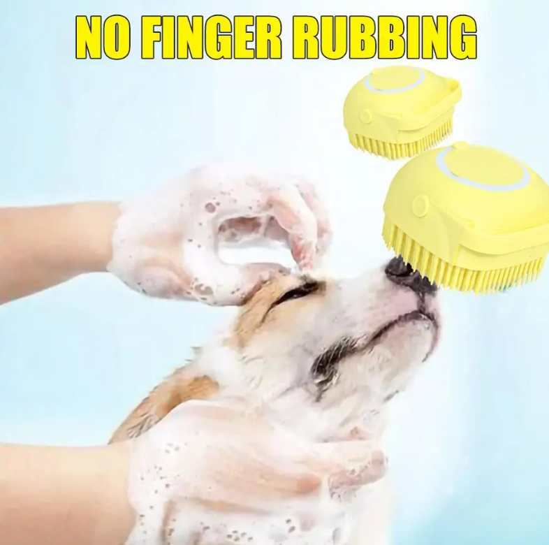 Adorable Dog Bath Brush: Effortless Grooming & Spa-Like Experience for Your Furry Friend! - Image 4