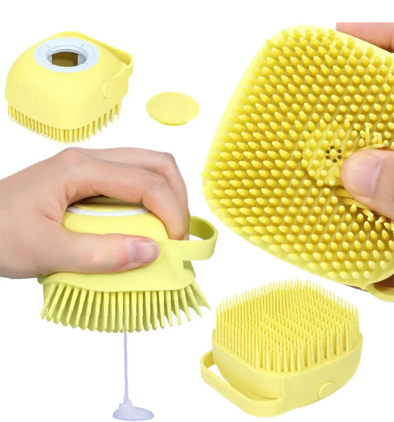 Adorable Dog Bath Brush: Effortless Grooming & Spa-Like Experience for Your Furry Friend! - Image 5