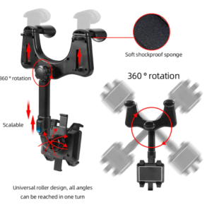 360° Rotatable Smart Phone Car Holder: Navigate with Ease and Precision!