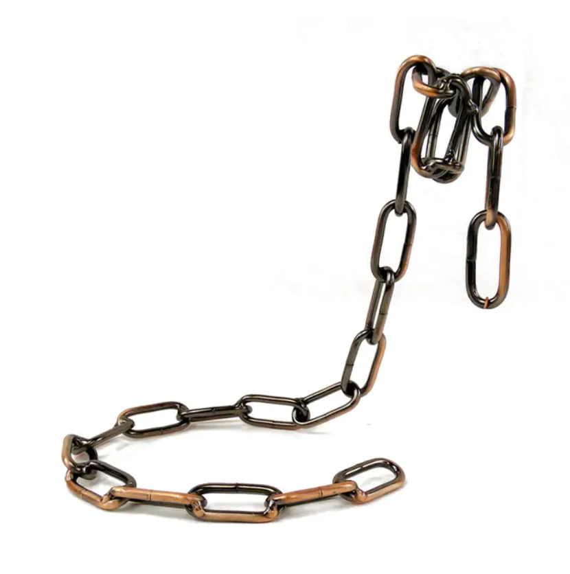 Country-style Iron Chain Wine Bottle Holder - Image 8