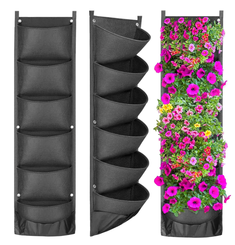 Indoor-Friendly Vertical Hanging Garden Flower Pots - Image 7