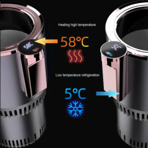 Revolutionary Smart Hot & Cold Cup Holder: Ultimate Temperature Control On-the-Go!