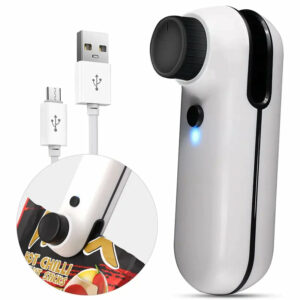 Innovative USB Mini Bag Sealer & Cutter: Rechargeable 2-in-1 Tool for Perfect Freshness Anytime!